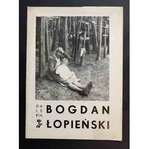 ŁOPIEŃSKI Bogdan. Katalog wystawy Tytuł do uzgodnienia. Warszawa [1974]