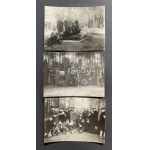 MILITARY. Set of 3 photographs [1929].