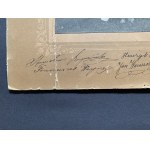 PAINTERS ? ARTISTS ? Tableau. 7 men. Signatures [early 20th century].