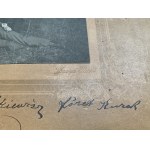PAINTERS ? ARTISTS ? Tableau. 7 men. Signatures [early 20th century].