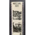 WARSAW. 5th World Festival of Youth and Students. Bookmark [1955].