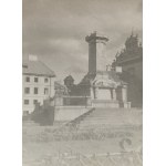 MICKIEWICZ Adam. Warsaw. Pedestal of the Mickiewicz monument [1945].