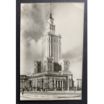 WARSCHAU. Palast der Kultur und Wissenschaft. Foto-Postkarte.