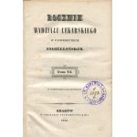 Jahrbuch der Medizinischen Fakultät der Jagiellonen-Universität. Band VI [1843] [Kurorte: Ciechocinek, Druskininkai, Truskawiec, Busko, Iwonicz und andere].