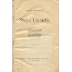 KRZYMUSKA Maria - Literary Studies [1903] [signed binding by Jan Recmanik].