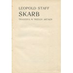 STAFF Leopold - Skarb. Tragedia w trzech aktach [wydanie pierwsze 1904] [okł. Stanisław Wyspiański]