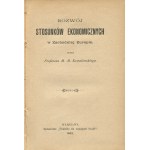 KOWALEWSKI Maksim - Rozvoj hospodárskych vzťahov v západnej Európe [1902].