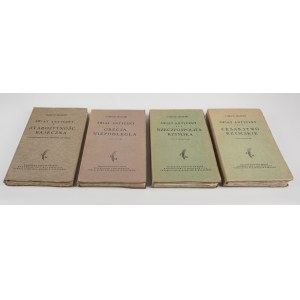 ZIELIŃSKI Tadeusz - The Ancient World. Fabulous Antiquity, Independent Greece, Roman Republic, Roman Empire [set of 4 volumes] [1930-1938].