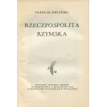 ZIELIŃSKI Tadeusz - Antický svet. Antika bájna, Grécko samostatné, Rímska republika, Rímska ríša [súbor 4 zväzkov] [1930-1938].
