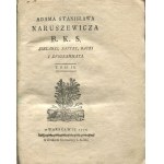 NARUSZEWICZ Adam Stanisław - Diela III-IV. Sielanki, satyry, bayki i epigrammata. Tłomaczenia rozmaite [1778].