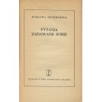 SZYMBORSKA Wisława - Questions Asked of Myself [first edition 1954].