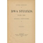 ASKENAZY Szymon - Dwa stulecia XVIII i XIX. Badania i przyczynki [1903]