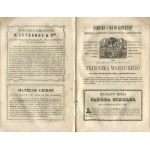 Verzeichnis der Einwohner der Stadt Warschau mit ihren Vorstädten, für das Jahr 1854 (...) zusammengestellt unter der Leitung des Rates der Politiki. Jahr eins [1854].