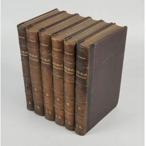 SZLOSSER Fr. Kr. (Schlosser Friedrich Christoph) - Dzieje średniowieczne [komplet 6 tomów] [1874]