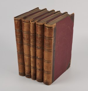 PAWIŃSKI Adolf - Dzieje Ziemi Kujawskiej oraz akta historyczne do nich służące [set of 5 volumes] [1888].
