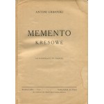 URBAŃSKI Antoni - Memento kresowe [prvé vydanie 1929].