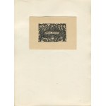 WISZNIEWSKI Kazimierz - Návštevné lístky v drevoreze [11 originálnych drevorezov] [1954] [náklad 35 výtlačkov].