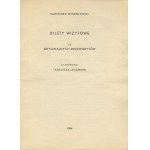 WISZNIEWSKI Kazimierz - Návštevné lístky v drevoreze [11 originálnych drevorezov] [1954] [náklad 35 výtlačkov].