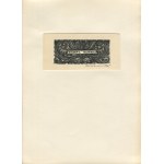 WISZNIEWSKI Kazimierz - Bilety wizytowe w drzeworycie [11 oryginalnych drzeworytów] [1954] [nakład 35 egzemplarzy]