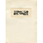 WISZNIEWSKI Kazimierz - Bilety wizytowe w drzeworycie [11 oryginalnych drzeworytów] [1954] [nakład 35 egzemplarzy]
