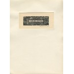 WISZNIEWSKI Kazimierz - Návštěvní lístky v dřevorytu [11 původních dřevorytů] [1954] [náklad 35 výtisků].