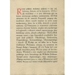 Mistrza Samuela Typografa Posłanie do Przyjaciół Pięknej Książki, do Miłośników Liryki Polskiej. Prospekt wydawniczy [Florencja 1937] [DWA PODPISY SAMUELA TYSZKIEWICZA]