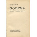 STAFF Leopold - Godiwa. Drama in three acts [first edition 1906] [signed binding by Franciszek Terakowski].