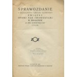 Report on the activities of the main board of the Animal Welfare Association in Cracow for the administrative year 1934 [1935].