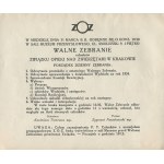 Report on the activities of the main board of the Animal Welfare Association in Cracow for the administrative year 1934 [1935].