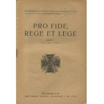 Pro Fide, Rege Et Lege [komplet 3 zeszytów] [1926-1928]