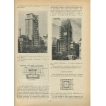 Beschreibung des Baus des Prudential House in Warschau [1932] [Kopie aus der Büchersammlung der Moraczewskis].
