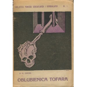 EWERS Hanns Heinz - Oblubienica Tofara [1921] [okł. Kazimierz Grus]