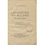 OWIDIUSZ (Publius Ovidius Naso) - Liečba lásky (Remedia amoris) [1922] [predná strana obálky Ludwik Gardowski].