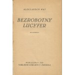 WAT Alexander - Nezamestnaný Lucifer. Poviedky [prvé vydanie 1927].