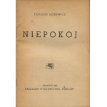 RÓŻEWICZ Tadeusz - Unrest [first edition 1947].