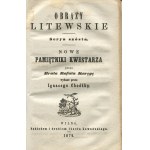 CHODŹKO Ignacy - Litovské obrazy. Seriea IV, V, VI [Vilnius 1876].