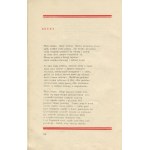 BACZYŃSKI, GAJCY, GAŁCZYŃSKI a kol. - Pravdivé slovo. Antologie poezie [1942] [obálka: Tadeusz Gronowski] [konspirační tisk].