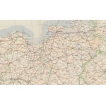 [mapa] Gea-Verkehrskarte Ostdeutschland mit den Nachbargebieten [mapa Polski i Niemiec] [1938]