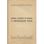 URBACH Janusz Konrad - Udział Żydów w walce o niepodległość Polski [1938]
