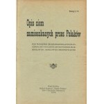 Beschreibung der von Polen bewohnten Gebiete in geographischer, ethnographischer, historischer, künstlerischer, industrieller, kommerzieller und statistischer Hinsicht [Satz mit 2 Bänden] [1904, 1905].