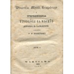 LAMARTINE Alphonse (Alphonse) de - Dojmy, myšlienky, krajiny a spomienky z cesty na východ [súbor 4 zväzkov] [prvé vydanie 1843].