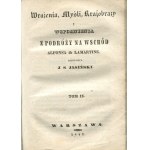 LAMARTINE Alphonse (Alphonse) de - Dojmy, myšlenky, krajiny a vzpomínky z cesty na Východ [soubor 4 svazků] [první vydání 1843].