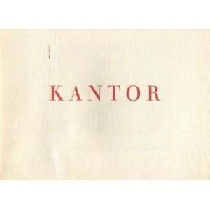 KANTOR Tadeusz - Erste Ausstellung in Amerika [Einladung] [New York 1960].