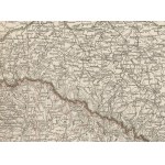 [mapa] Galicja, Węgry i kraje przyległe [1904]
