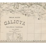 [Mapa] MAJERSKI Stanislaw - Galicie. Politická a komunikační mapa [1904].