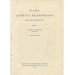 KRASIŃSKI Zygmunt - Pisma. Jubiläumsausgabe [1912].