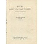 KRASIŃSKI Zygmunt - Pisma. Jubilejné vydanie [1912].