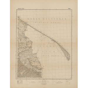 [Mapa] Gdyně. Puck. Helský poloostrov [WIG 1931].