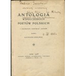 KRÓLIŃSKI Kazimierz [opr.] - Antologia współczesnych poetów polskich [Lwów 1908].