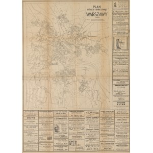 [Plan der Hauptstadt Warschau mit einem Straßenverzeichnis [1949].